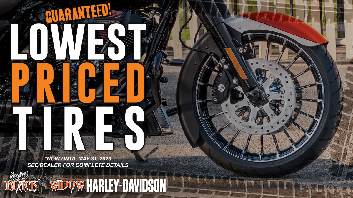 lowest price tire promise at Clearwater Harley-Davidson dealership